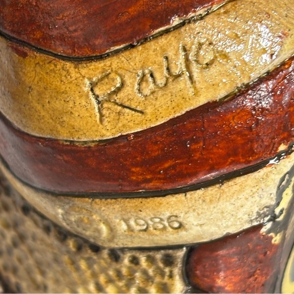 1986 Beasties of the Kingdom Phizzle the Baby Dragon signed clay figurine - Picture 10 of 16